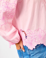 Lilac Chiffon Elinor Blouse