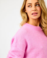 Lilac Chiffon Bruuk Knit Jumper