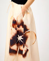 Eggnog Adrienna Cotton Flower Maxi Skirt