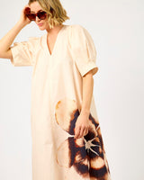 Eggnog Adrienna Cotton Flower Maxi Dress