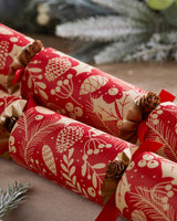 Winter Pine Cones Handmade Christmas Crackers