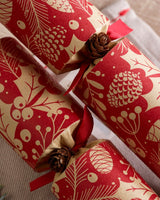 Winter Pine Cones Handmade Christmas Crackers