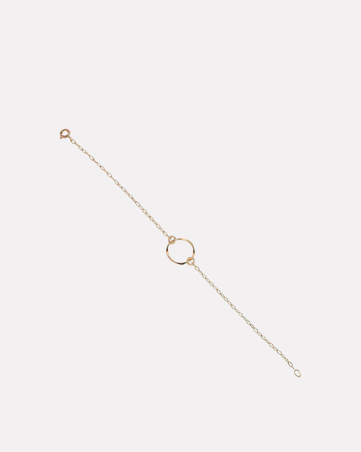 Molten-Small-Circle-Gold-Filled-Bracelet