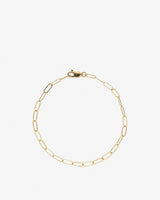 Gold Filled Paperclip Bracelet
