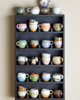 Brown Retro Paula Stoneware Cup
