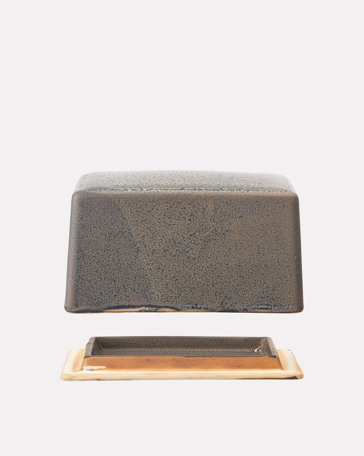 Grey Kendra Stoneware Butter Box