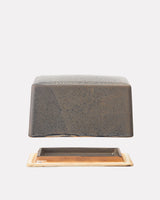 Grey Kendra Stoneware Butter Box