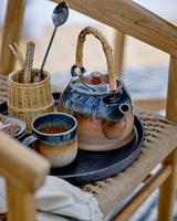Blue Aura Porcelain Cup