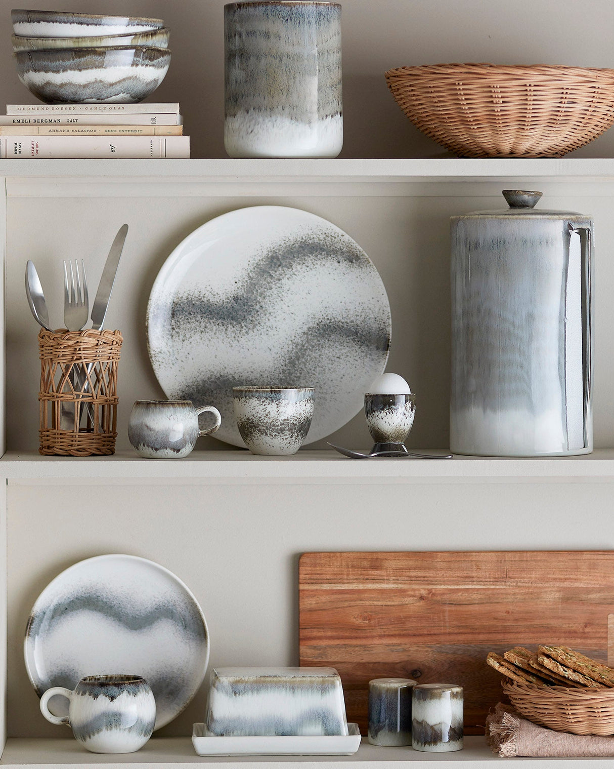 Grey Paula Stoneware Cup
