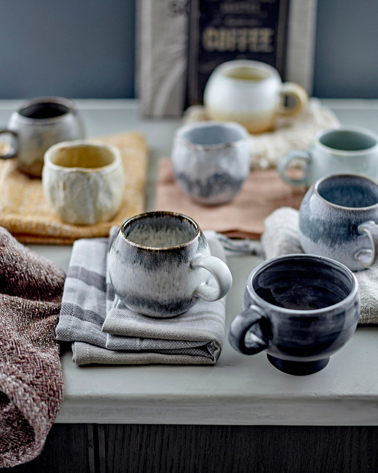 Grey Paula Stoneware Cup