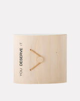 Green Neo 'You Deserve It' Stoneware Mug