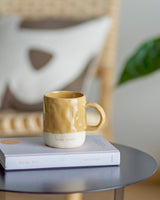 Yellow-Neo-Slow-Down-Stoneware-Mug