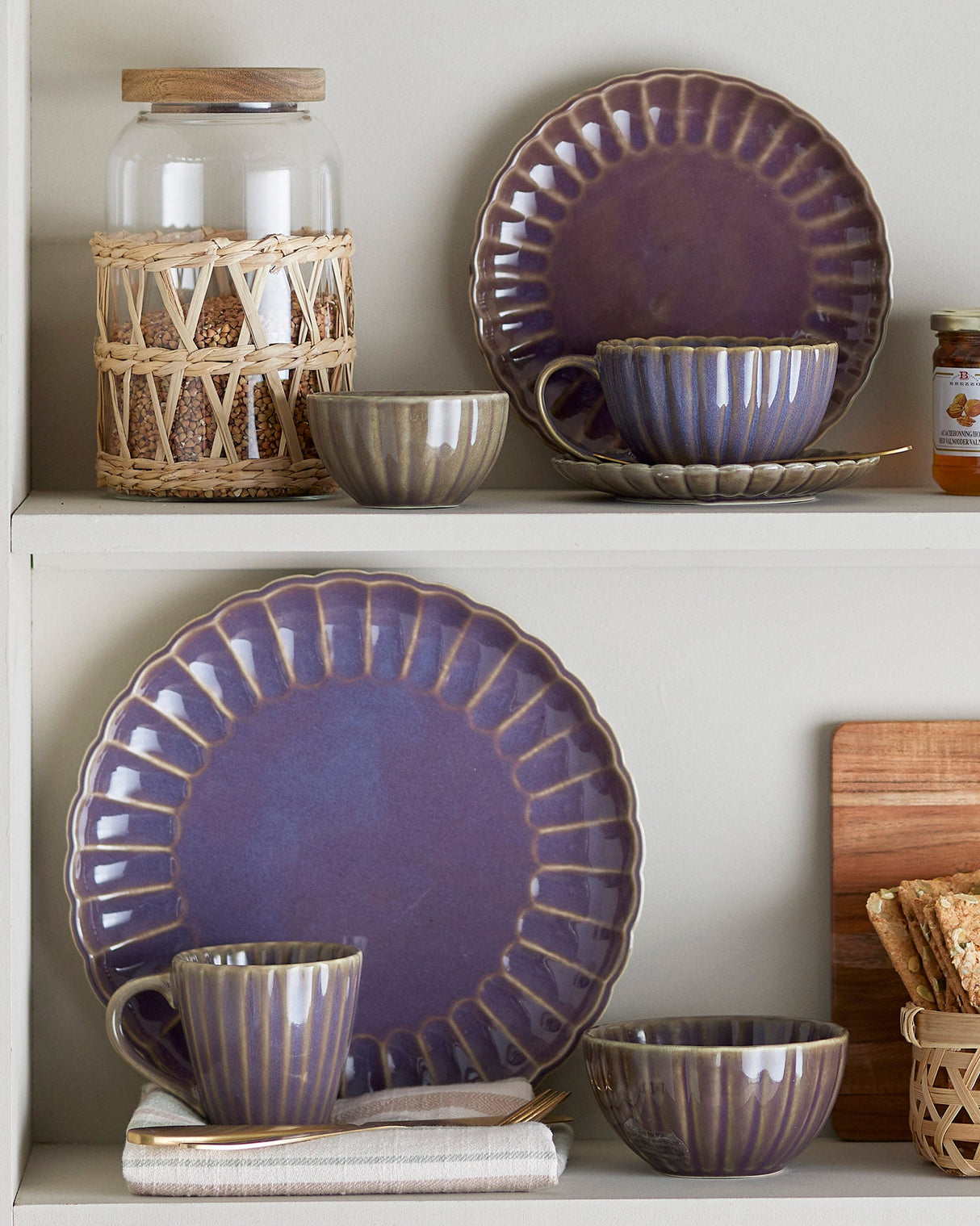 Purple Latina Stoneware Mug
