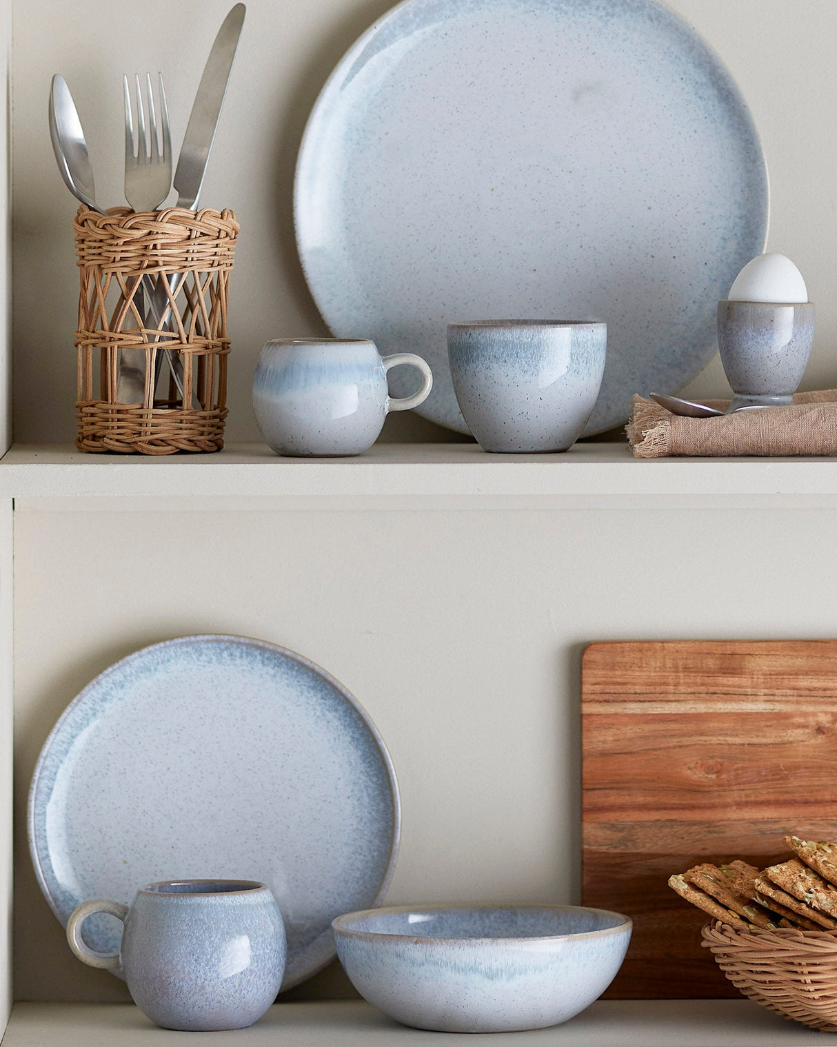 Blue Paula Stoneware Egg Cup