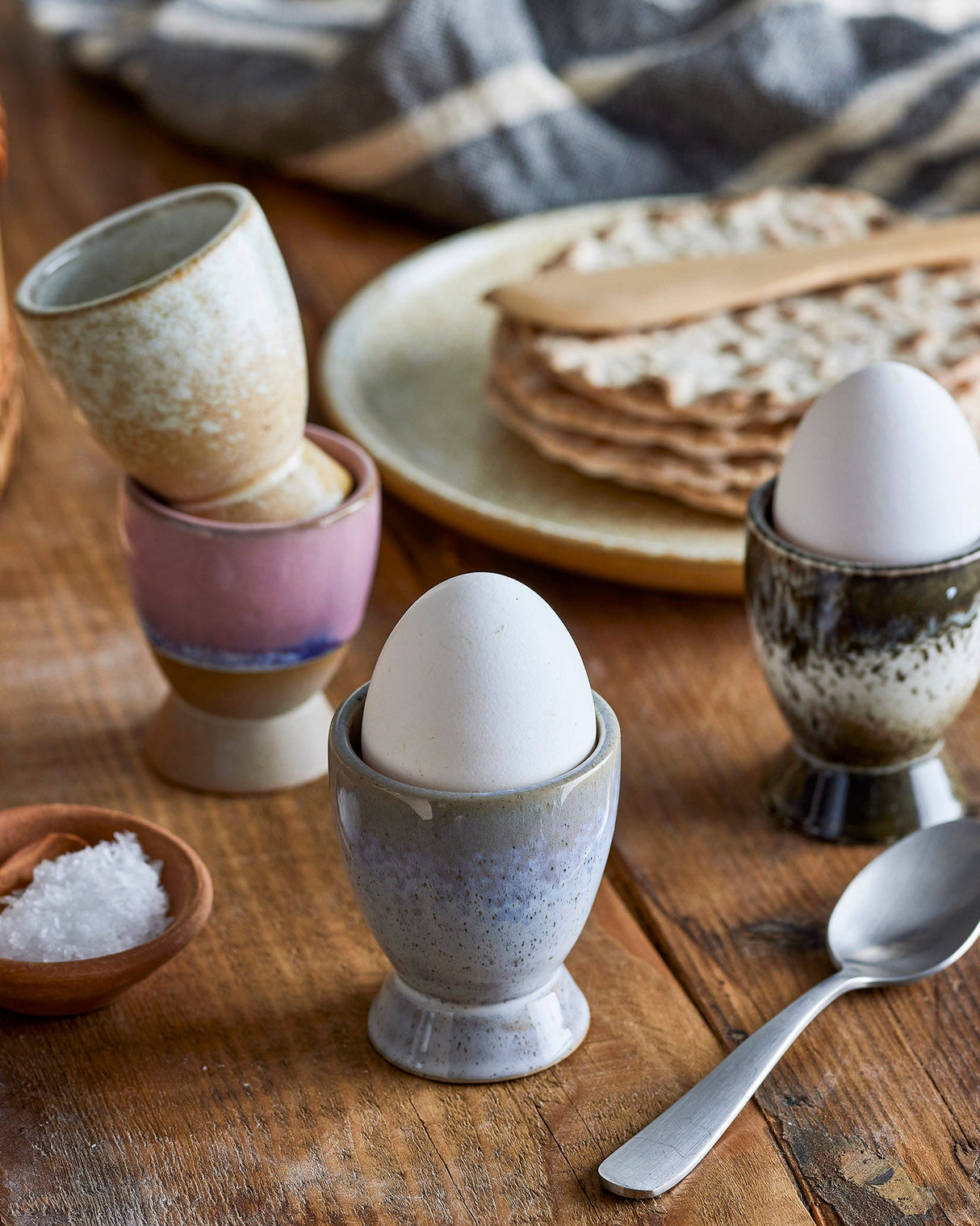 Rose Paula Stoneware Egg Cup