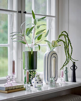 Blue Fian Dolomite Ceramic Vase