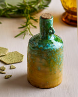 Green Yuma Stoneware Oil Bottle