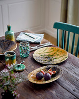 Green Yuma Stoneware Oil Bottle