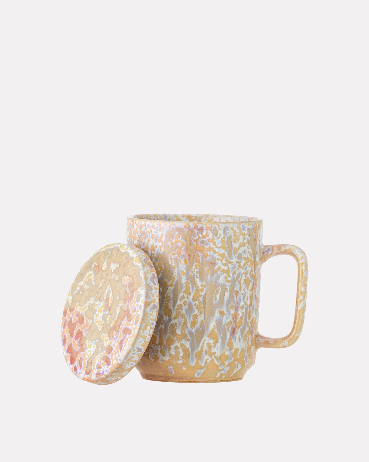Multicolour Yuma Stoneware Strainer Mug