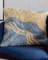 Blue Mist Wool Cushion