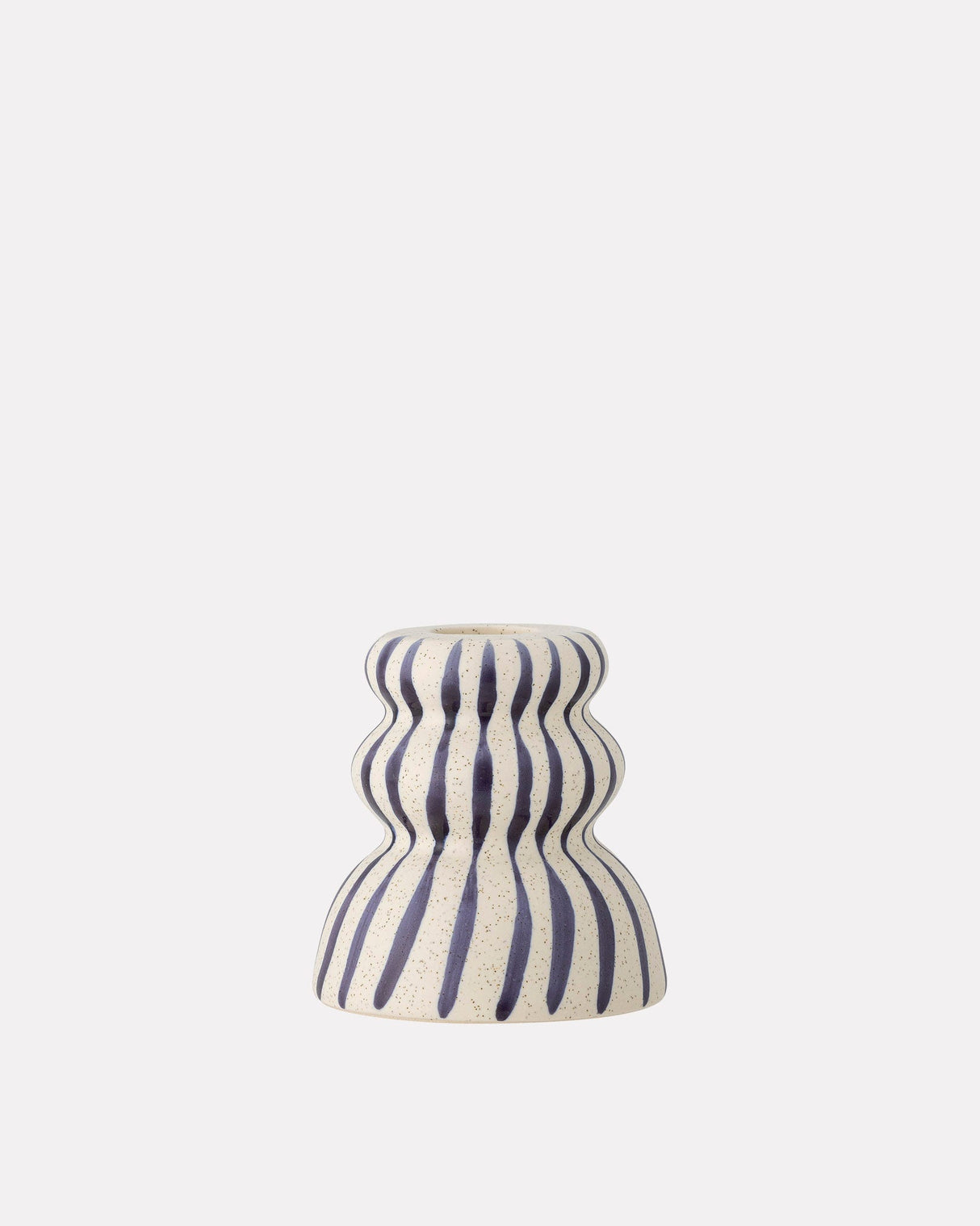 Blue-Gabin-Stoneware-Taper-Candle-Holder