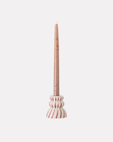 Purple-Gabin-Stoneware-Taper-Candle-Holder