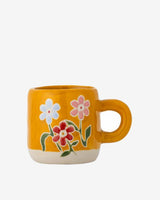 Yellow Flowers Millie Stoneware Cup