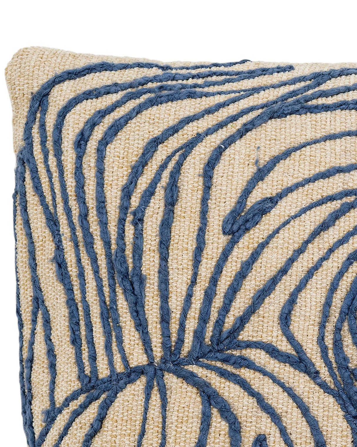 Blue Volla Cotton Cushion