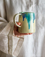 Turquoise Yori Stoneware Mug