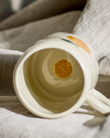 White Lemon Agnes Stoneware Mug