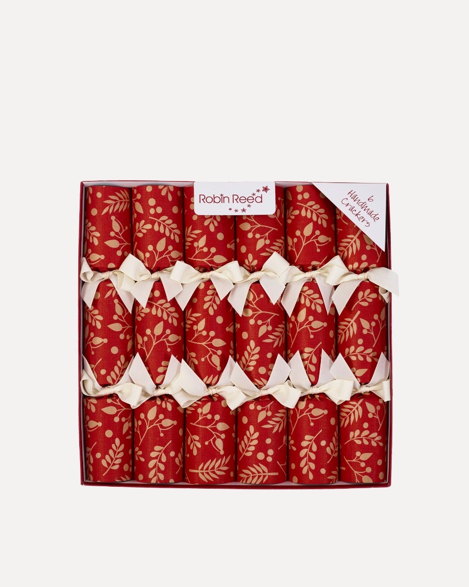Paprika Floral Handmade Christmas Crackers