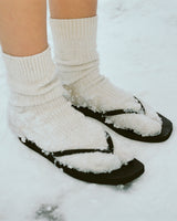 Black Sleepers Flip Flops