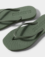 Deep Green Sleepers Flip Flops