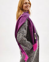 Neon Pink Nine Weaves Of Wicklow Wide Merino Scarf