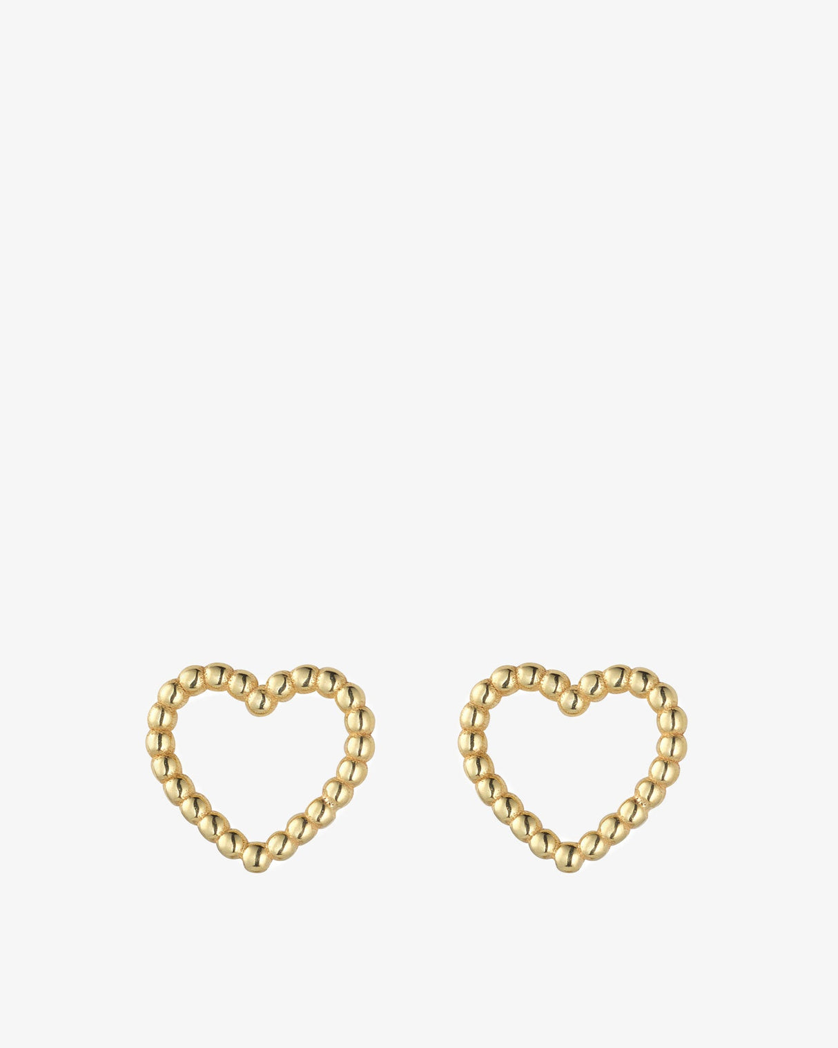 9kt-Gold-Beaded-Heart-Stud-Earrings