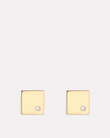 9kt-Gold-Square-Single-Diamond-Stud-Earrings