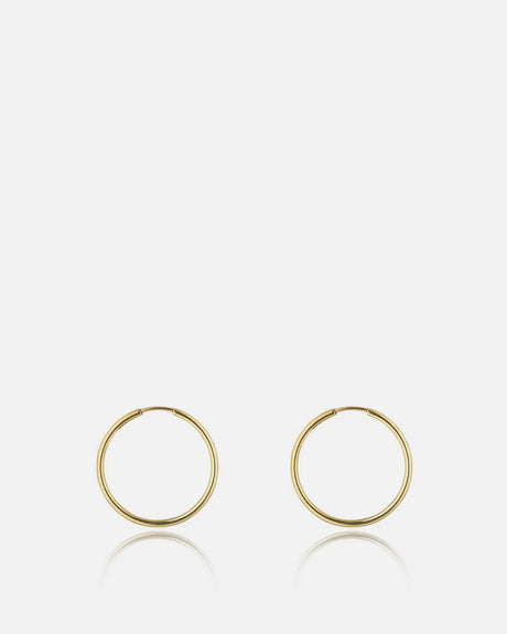 9kt Gold Hoop Earrings