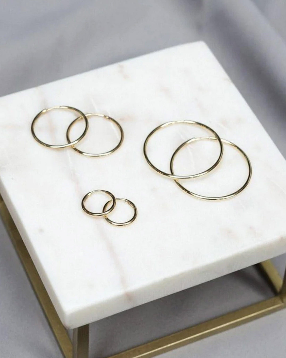 9kt Gold Hoop Earrings