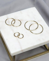 9kt Gold Hoop Earrings