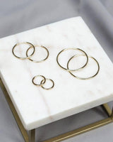 9kt Gold Hoop Earrings
