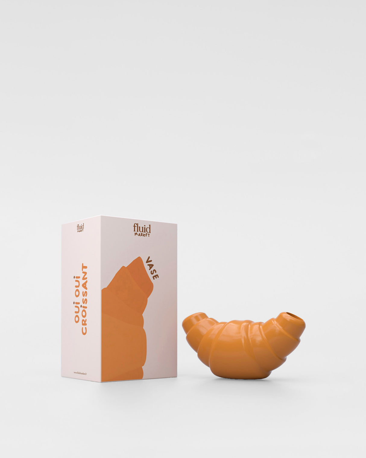 Croissant Ceramic Vase