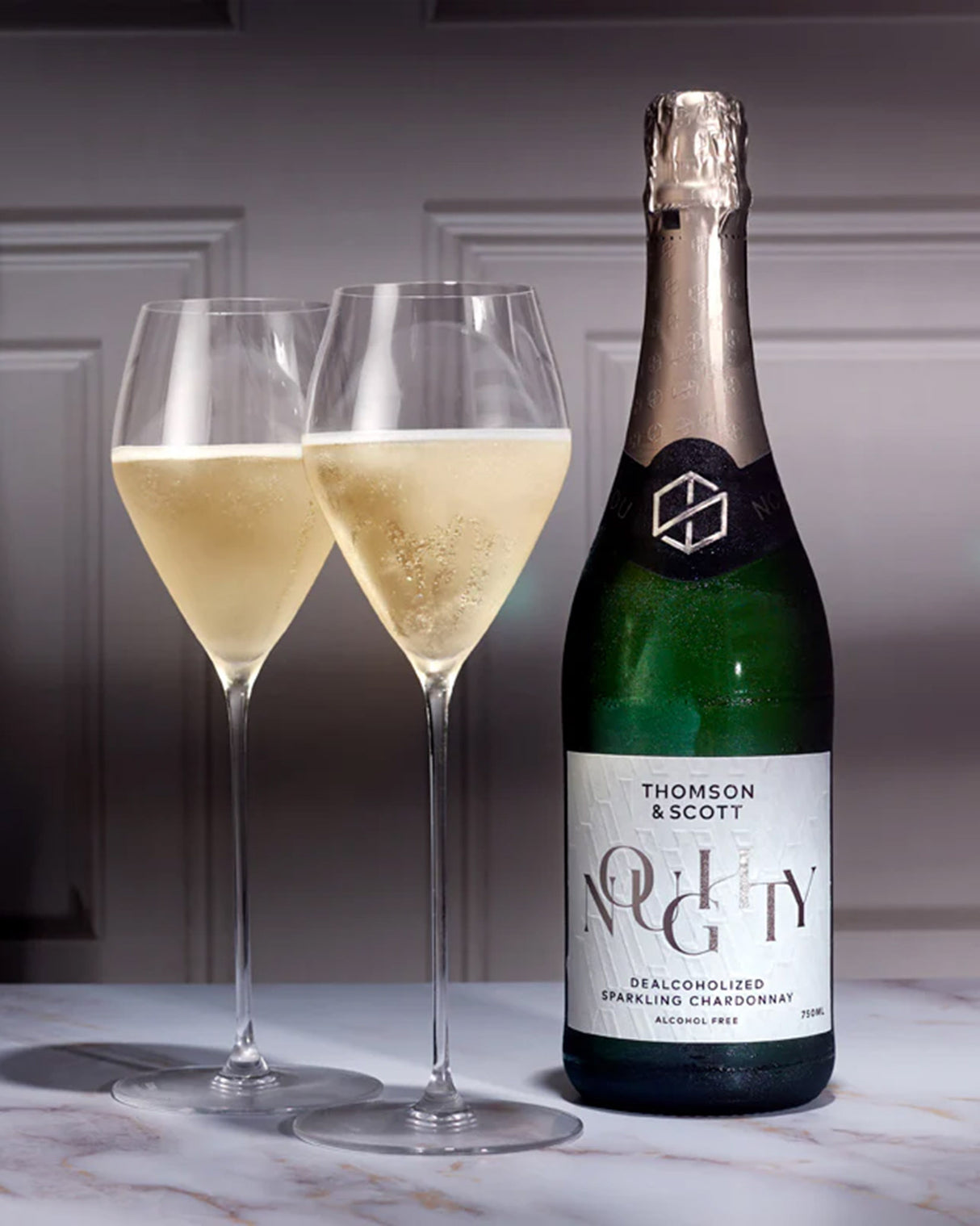 Thomson & Scott 'Noughty' Dealcoholised Sparkling Chardonnay