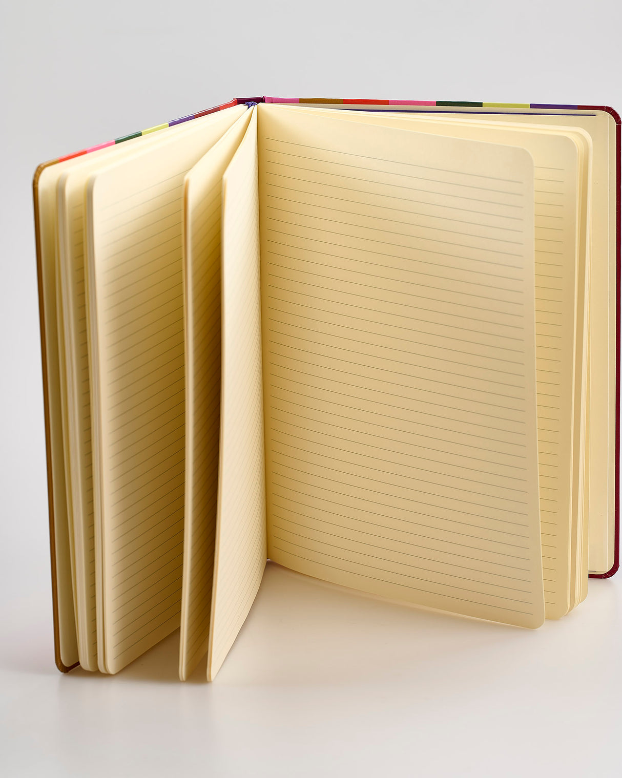 Multicolour Stripes A4 Linear Notebook