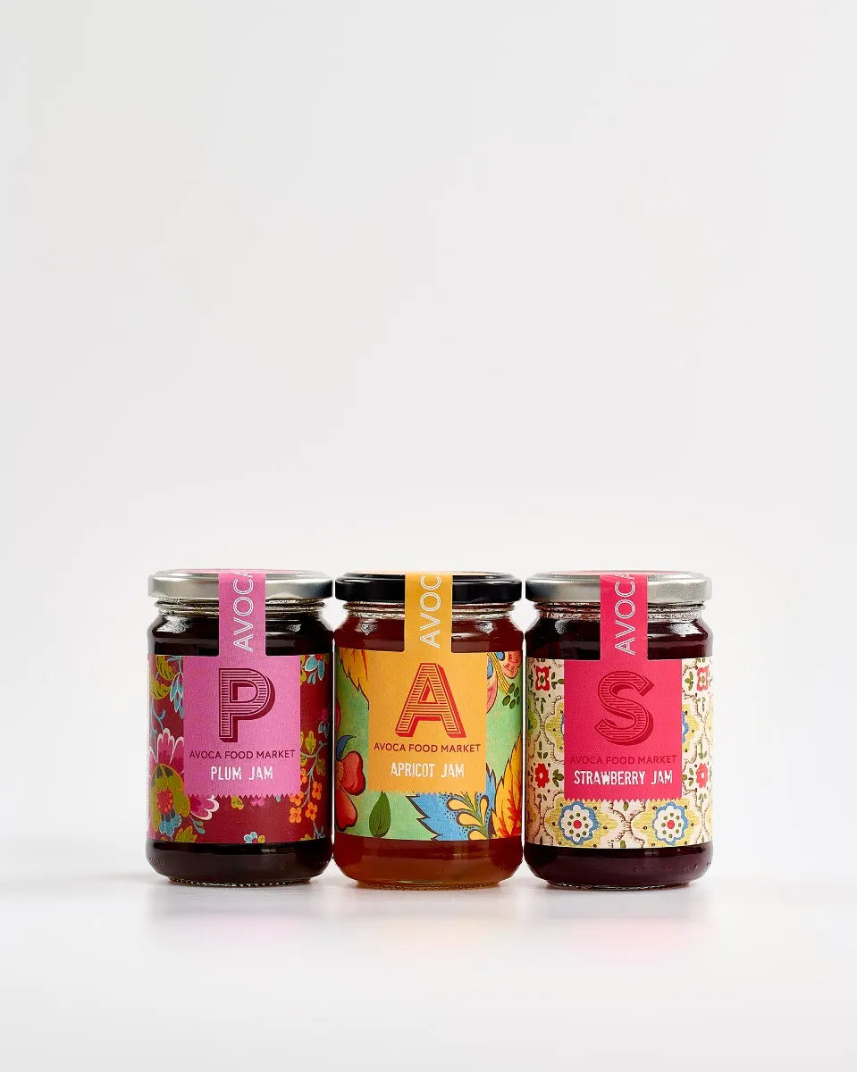 Avoca Strawberry, Plum & Apricot Jam Trio