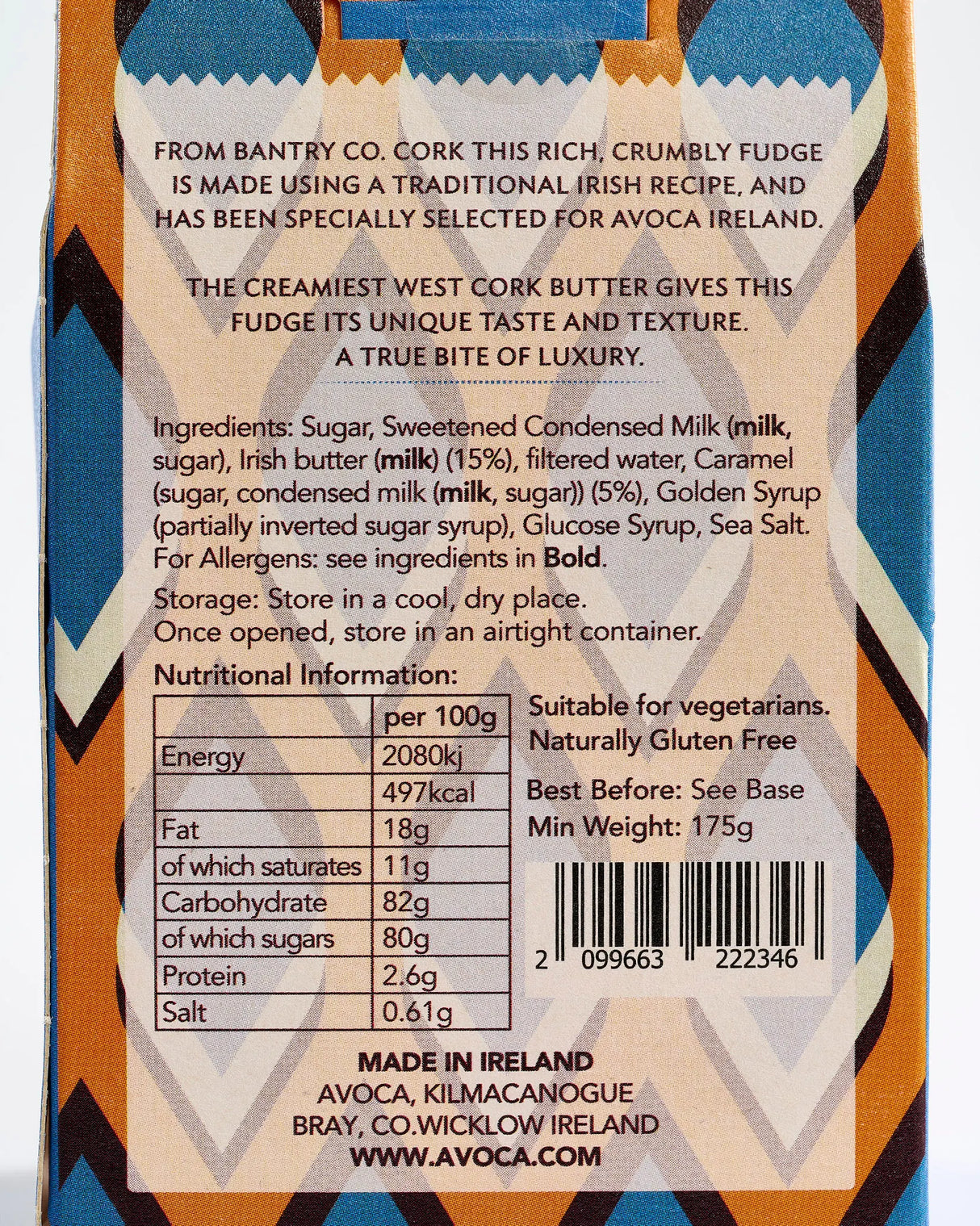 Avoca Traditional Irish Fudge Pouch Trio