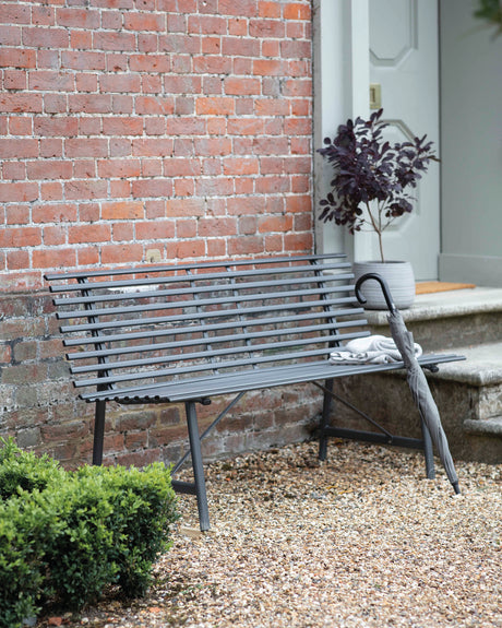 Carbon Richmond Powder Coated Steel Bench