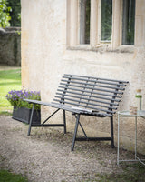 Carbon Richmond Powder Coated Steel Bench