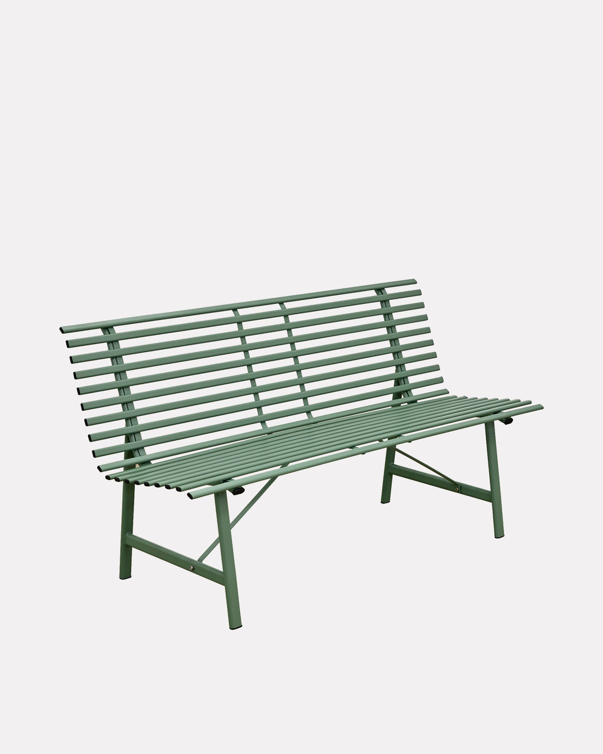 Thistle Green Richmond Powder Coated Steel Bench