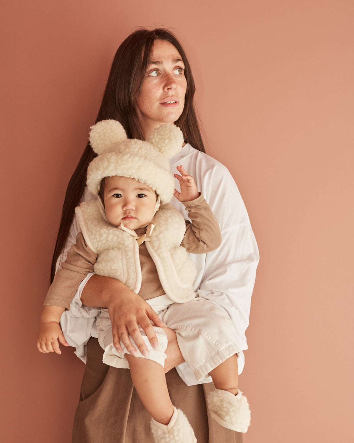 Milk Binibamba Sheepskin Baby Booties