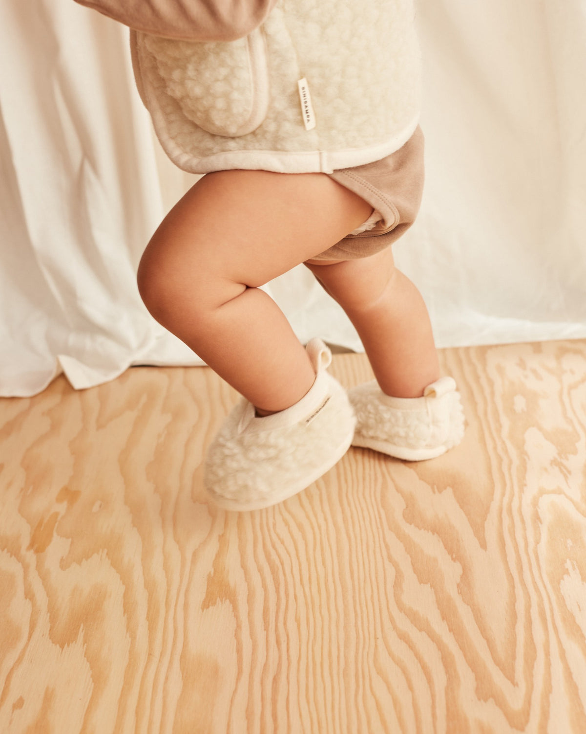 Milk Binibamba Sheepskin Baby Booties